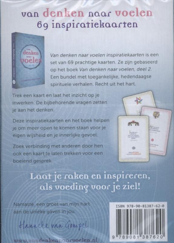 Achterkant van Van denken naar voelen