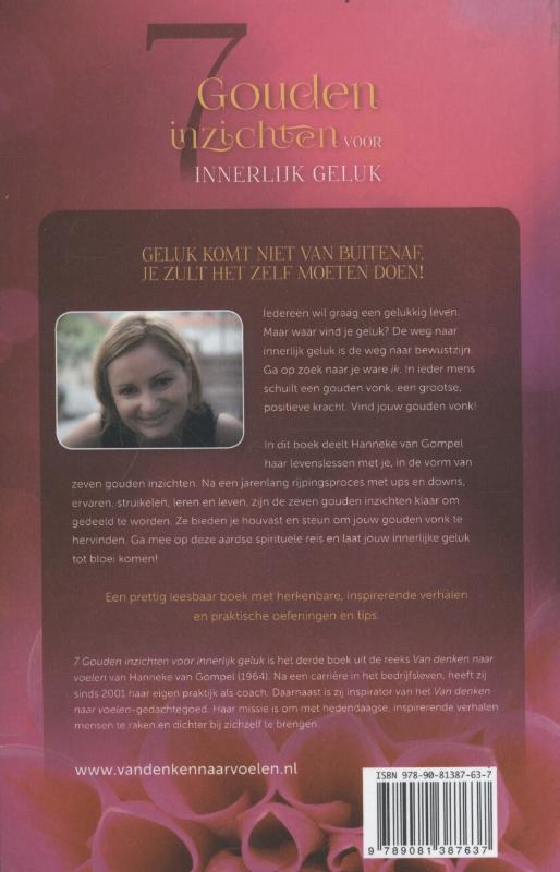 Achterkant van 7 gouden inzichten voor innerlijk geluk
