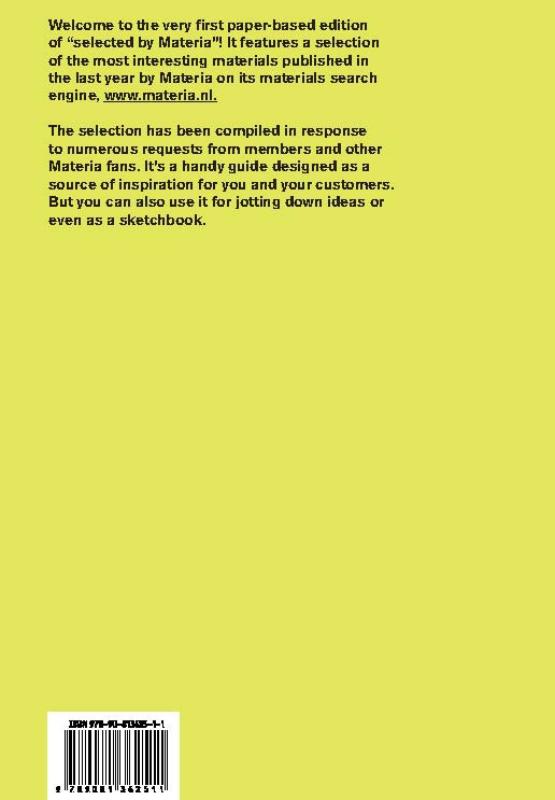 Achterkant van Material index 2009