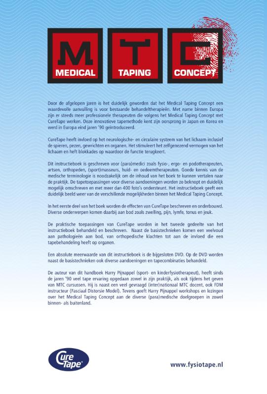 Achterkant van Instructieboek medical taping