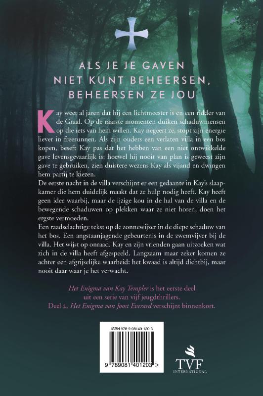 Achterkant van Het enigma van Kay Templer