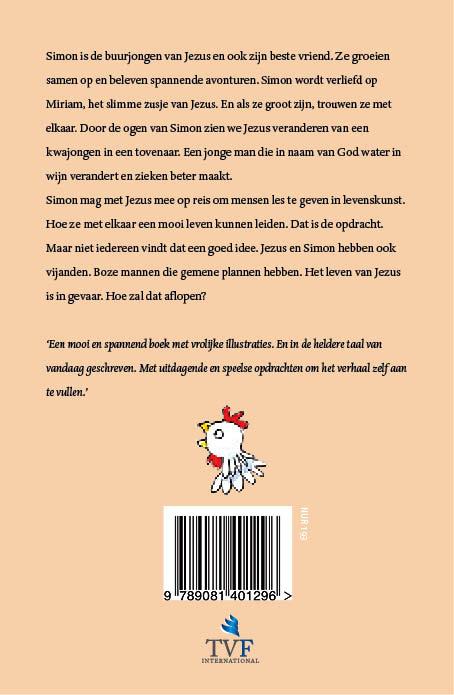 Achterkant van Simon de buurjongen van Jezus