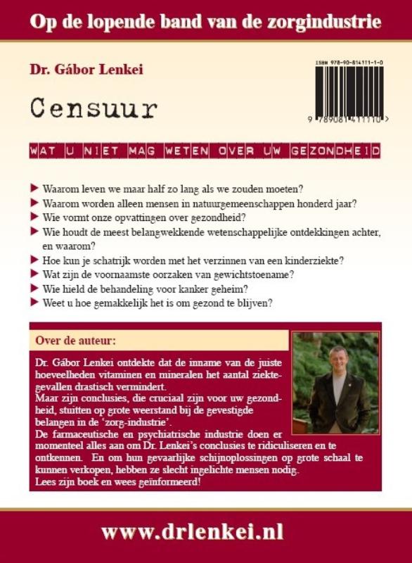 Achterkant van Censuur