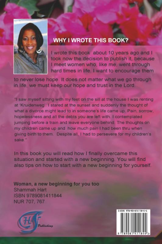 Achterkant van Woman a new beginning for you too