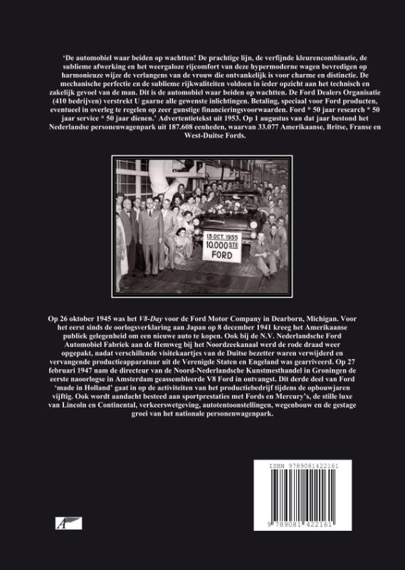 Achterkant van Ford 'made in Holland' episode 1945-1957