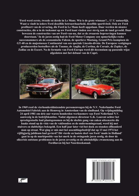 Achterkant van Ford 'made in Holland' episode 1957-1981