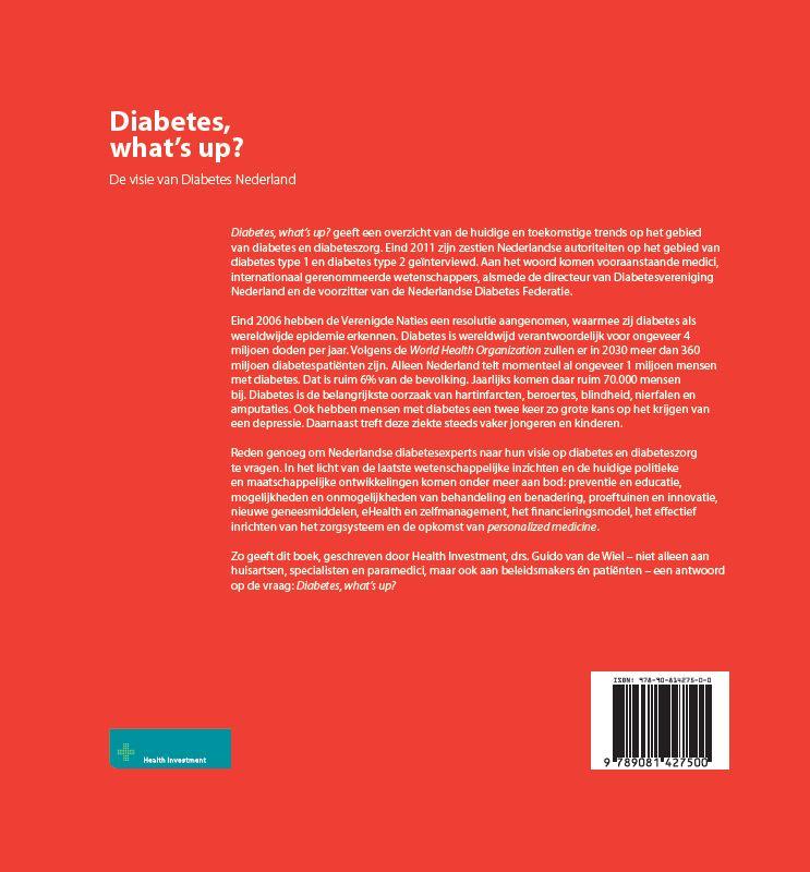 Achterkant van Diabetes, what's up?