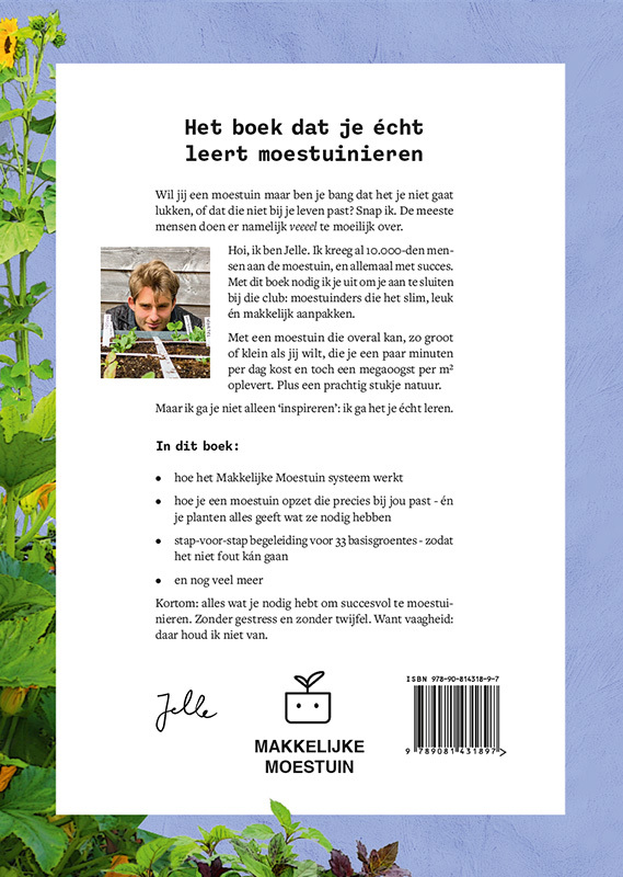 Achterkant van De Makkelijke Moestuin 2.0