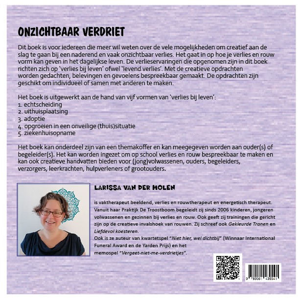 Achterkant van Onzichtbaar verdriet