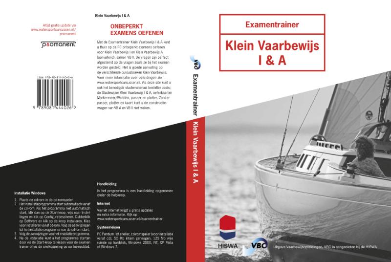 Achterkant van Examentrainer Klein Vaarbewijs I & A