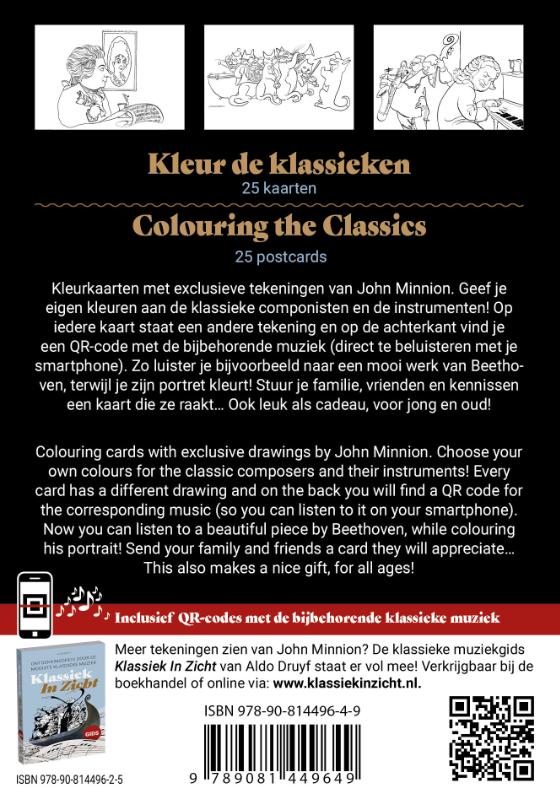 Achterkant van Kleur de klassieken