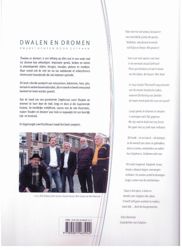 Achterkant van Dwalen en dromen
