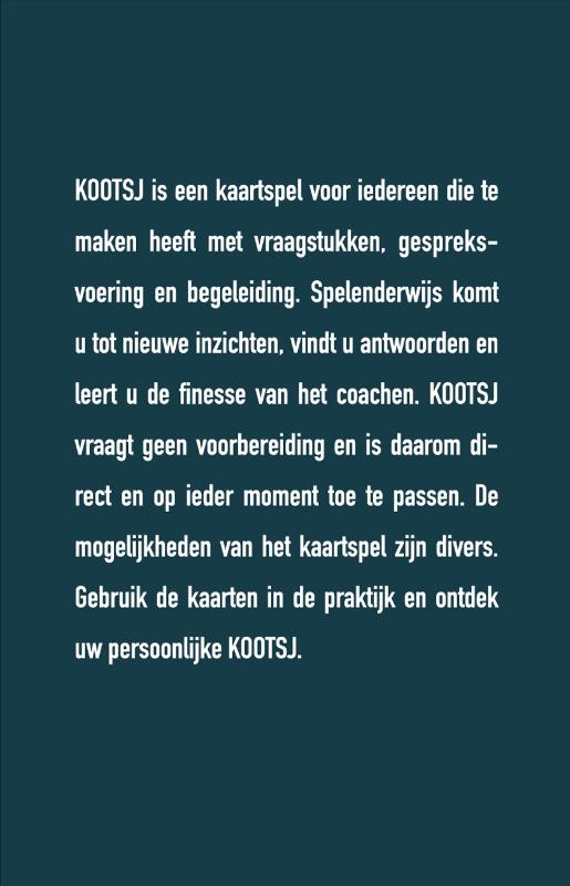 Achterkant van KOOTSJ