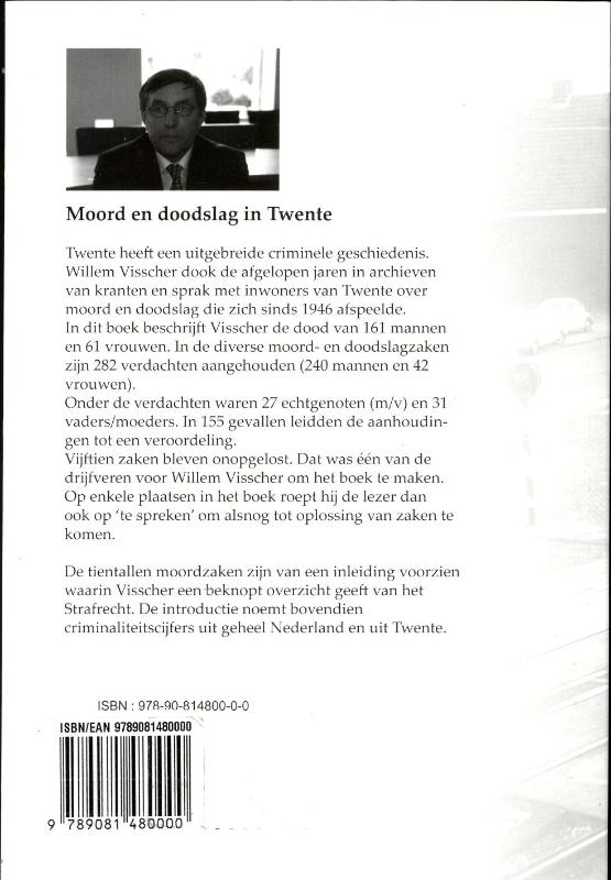 Achterkant van Moord en doodslag in Twente 1946-2011