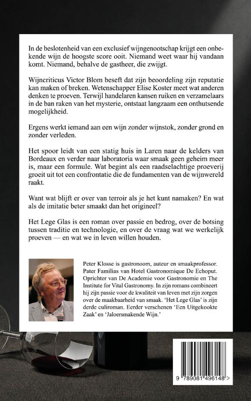 Achterkant van Het lege glas