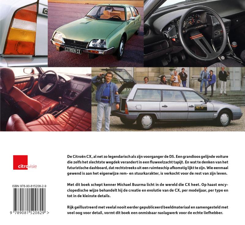 Achterkant van De originele Citroen CX