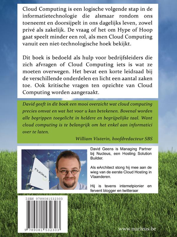 Achterkant van Het is Cloudy vandaag