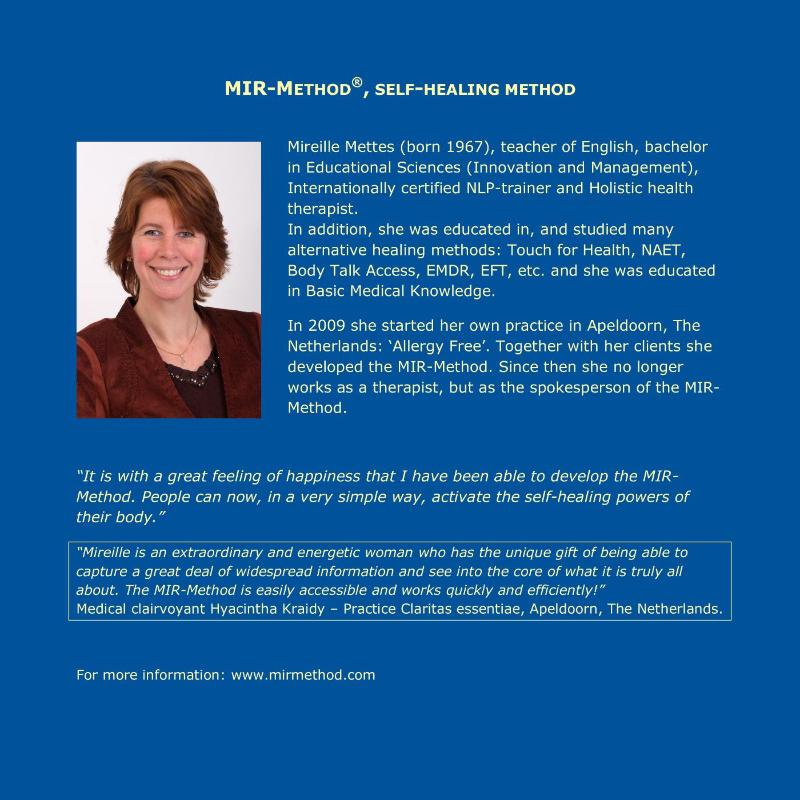 Achterkant van MIR-Method for Self-Healing at Home