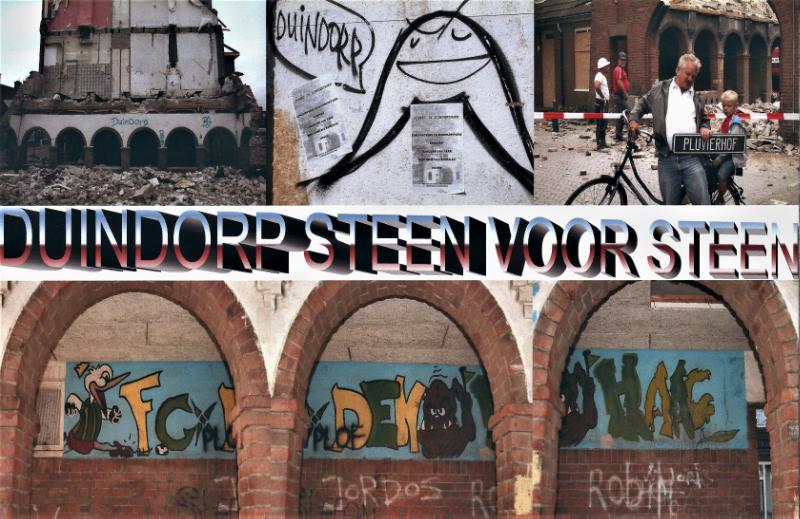 Achterkant van Scheveningen steen voor steen