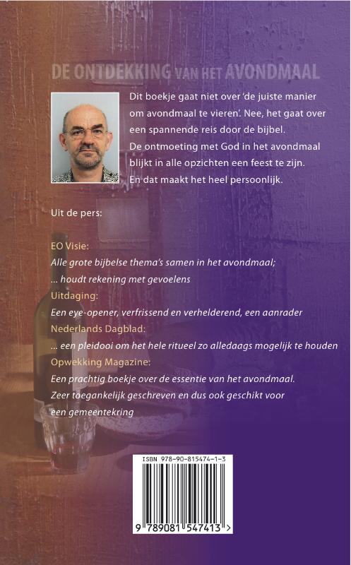 Achterkant van De ontdekking van het avondmaal