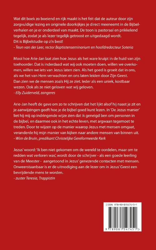 Achterkant van De Jezus manier