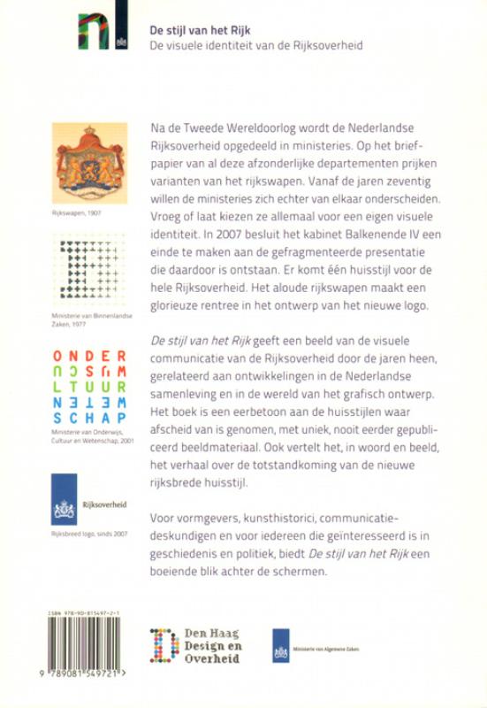 Achterkant van De stijl van het Rijk