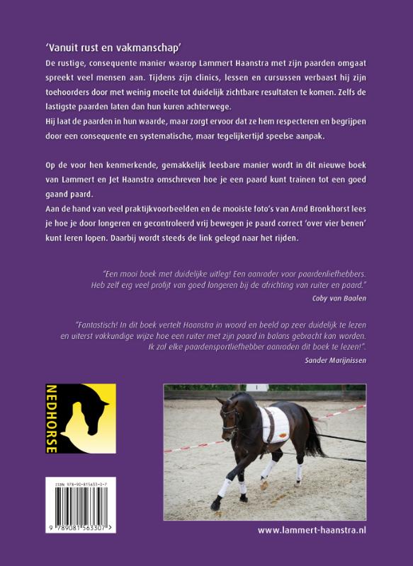 Achterkant van Trainen tot een goed gaand paard