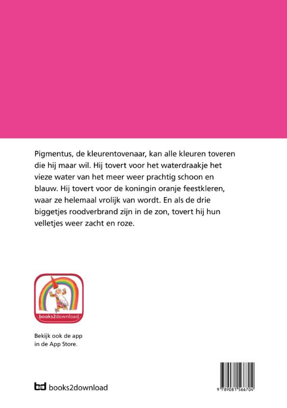 Achterkant van Voorleesboek behorende bij digibordles