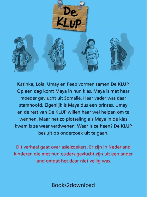 Achterkant van De verdwenen prinses