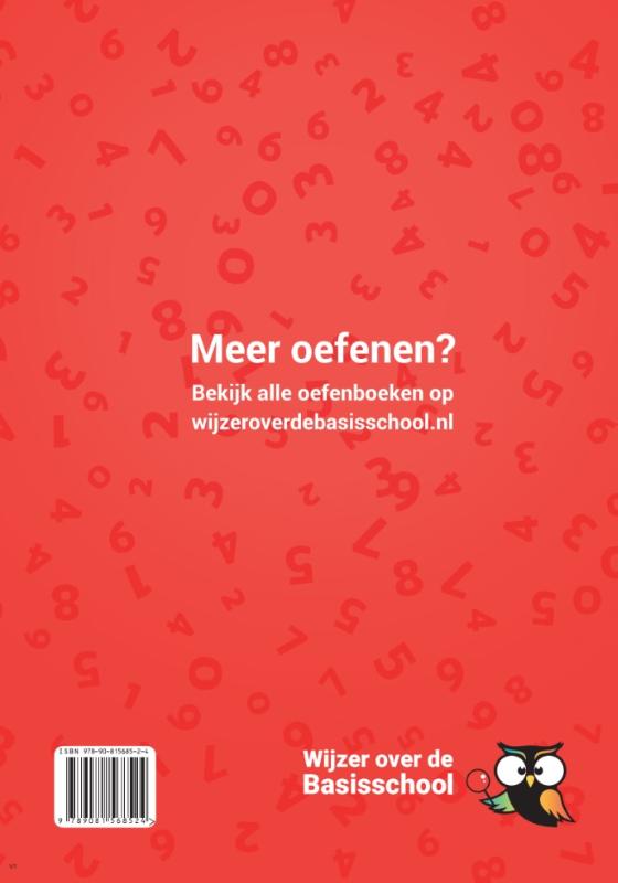 Achterkant van Oefenboek