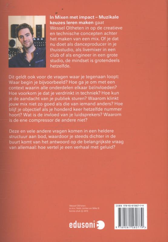 Achterkant van Mixen met impact