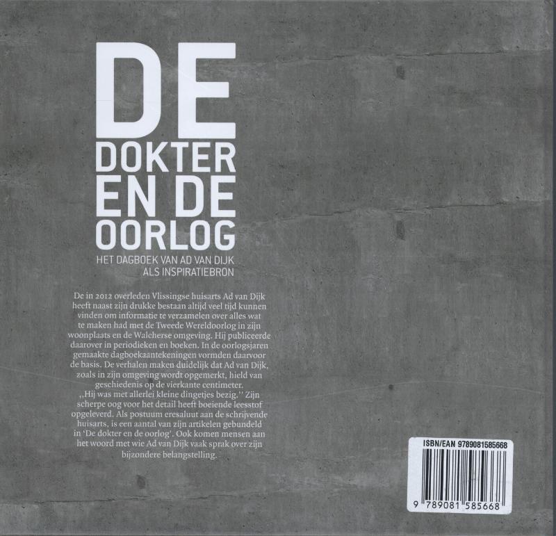 Achterkant van De dokter en de oorlog