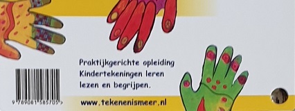 Achterkant van Kindertekenngen in beeld