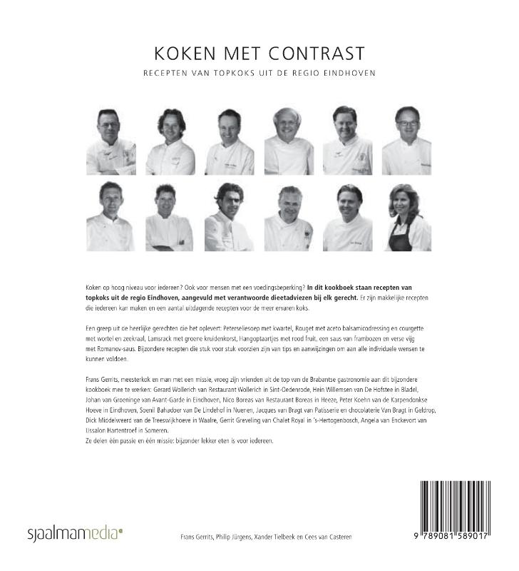 Achterkant van Koken met contrast