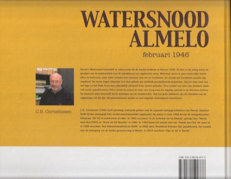 Achterkant van Watersnood in Almelo