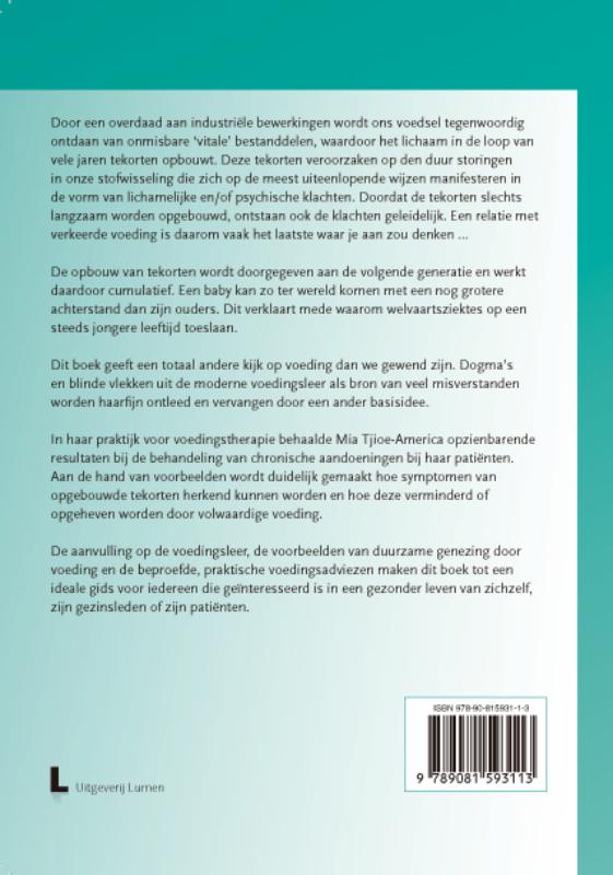 Achterkant van Beter met voeding