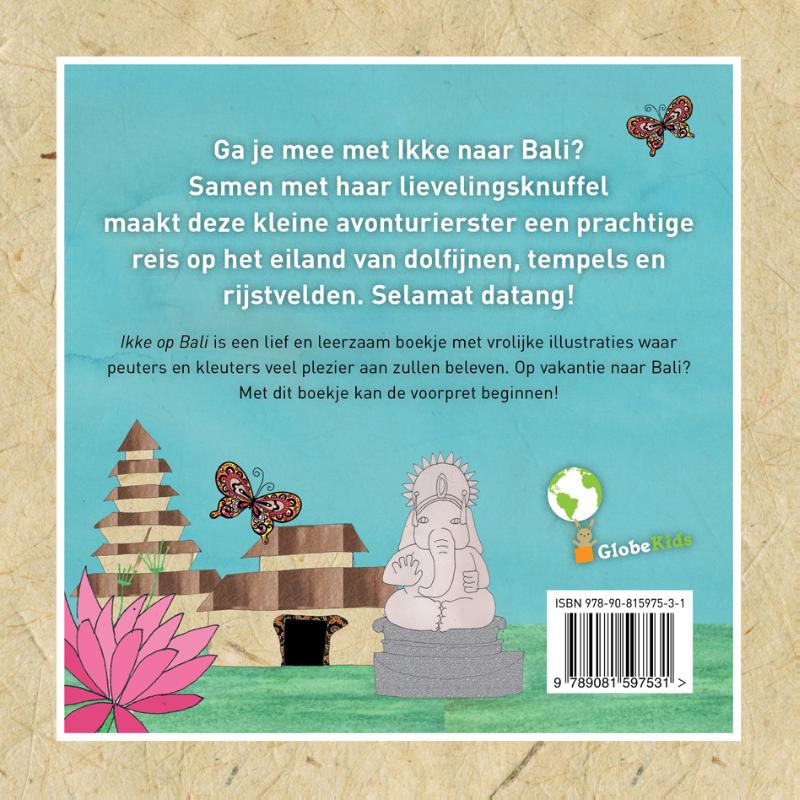 Achterkant van Ikke op Bali
