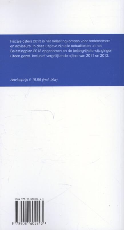 Achterkant van 2013