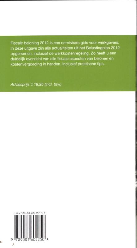 Achterkant van 2012