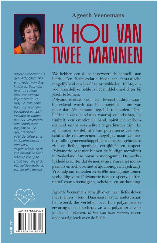 Achterkant van Ik hou van twee mannen