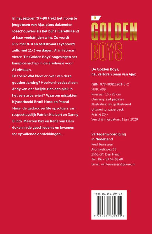 Achterkant van De Golden Boys