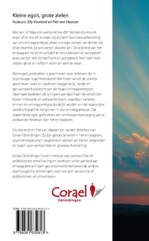 Achterkant van Kleine ego's, grote zielen
