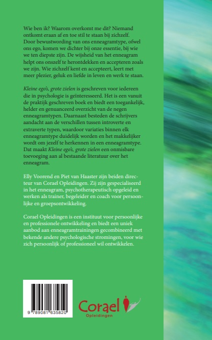Achterkant van Kleine ego's, grote zielen