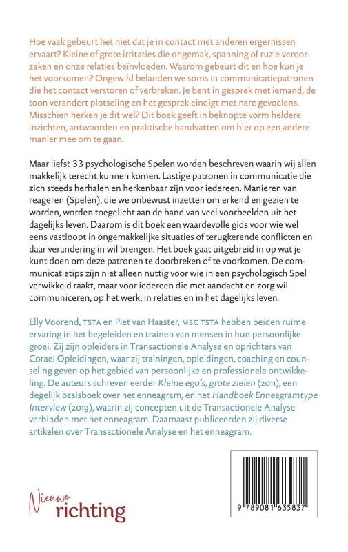 Achterkant van Psychologische Spelen