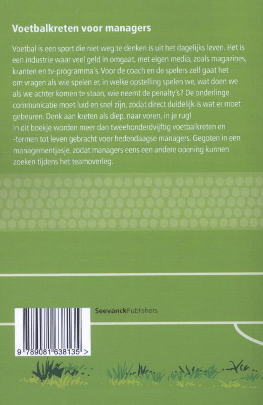 Achterkant van Voetbalkreten