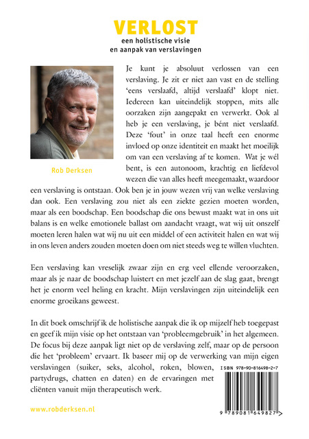 Achterkant van Verlost