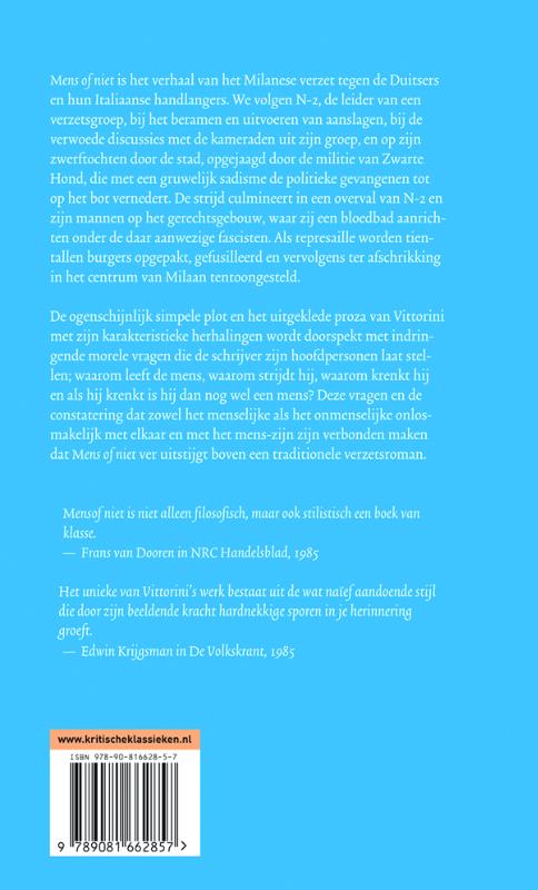 Achterkant van Mens of niet