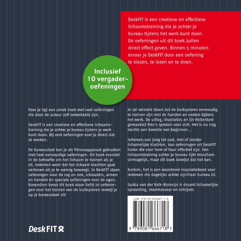 Achterkant van DeskFIT