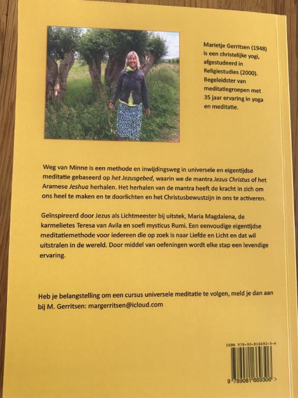 Achterkant van Universele en eigentijdse meditatie, gebaseerd op het Jezusgebed
