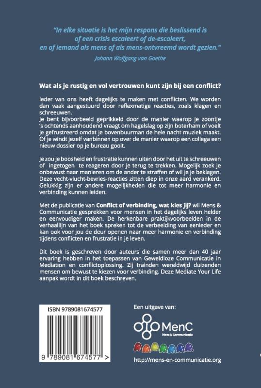 Achterkant van Conflict of verbinding wat kies jij?